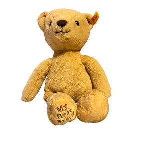 Steiff My First Teddy Bear baby‎ safe toy "My First Steiff" Embroidered 242120
